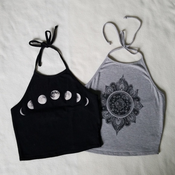 La Hearts Tops - [LA Hearts] 2 Crop Tops